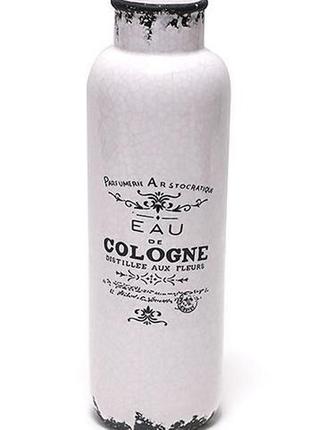 Керамічна ваза shabby chic ø9 см, висота 27.5 см гарна ваза для квітів