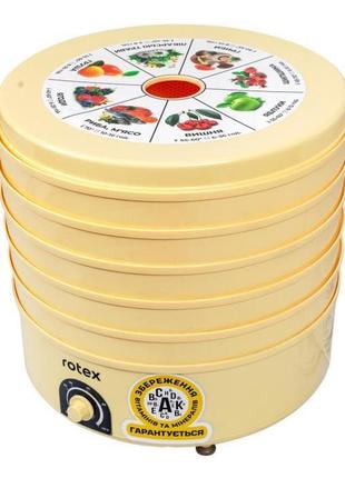 Сушарка для овочів і фруктів rotex rd660-y trn