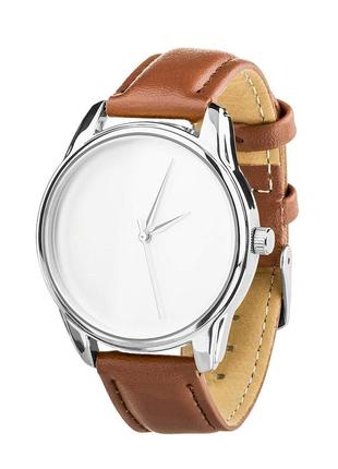 Часы ziz минимализм (кофейный, серебро) оригинальные наручные часы