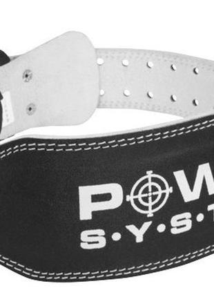 Пояс для важкої атлетики power system ps-3250 power basic шкіряний black xl атлетический пояс