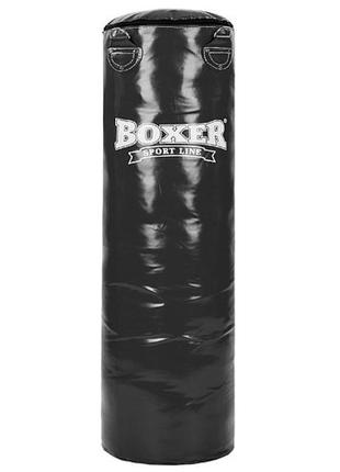 Мішок боксерський boxer pvc 160 см колір чорний мішок груша для боксу