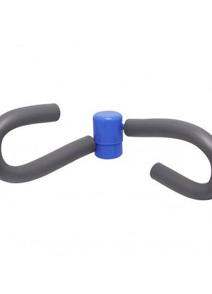 Тренражер эспандер-бабочка thigh master для мышц бедер, рук и пресса серый trn