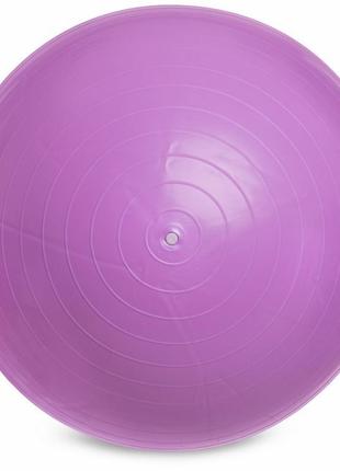 М'яч для фітнесу фітбол ivn глянсовий фіолетовий фітнесний м'ячик фітбол