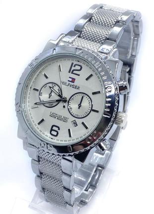 Годинник жіночий наручний томму нilfigеr (томмі хілфігер), срібло з білим циферблатом ( код: ibw901so )