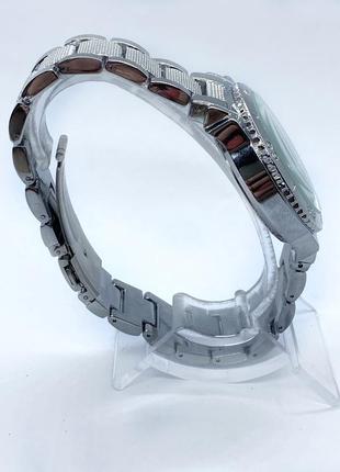 Часы женские наручные тоmmy нilfigеr (томми хилфигер), серебро с белым циферблатом ( код: ibw901so )5 фото