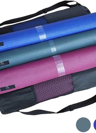 Килимок для йоги та фітнесу (йога мат) wcg m6 зелений trn