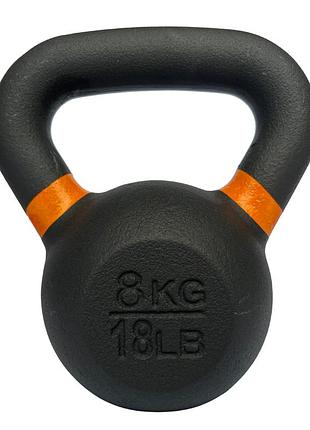 Чавунна гиря wcg 8 кг спортивний снаряд гиря