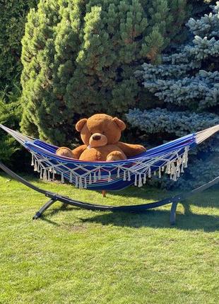 Одномісний гамак bali xl синій 200х100 wcg