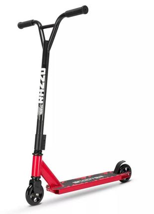 Трюковий самокат razzo go city 100 мм. алюмінієвий hst1-100 red самокат для трюков