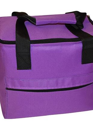 Термосумка champion 10л (250х250х160). цвет фиолетовый термо сумка для еды