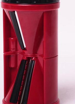 Спіральна овочерізка kamille з двома типами лез, розбірна trn