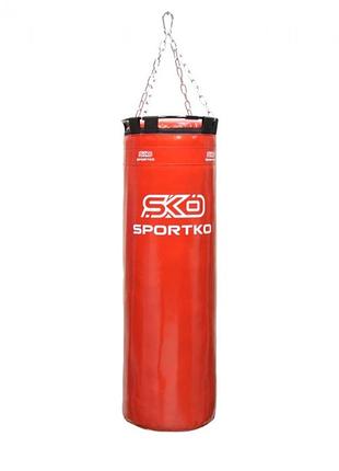 Мешок боксерский sportko pvc "классик" 85 см с кольцом цвет красный мешок груша для бокса