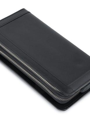 Мужской клатч-барсетка с ремешком на руку vintage 14657 черный сумочка-клатч для мужчин