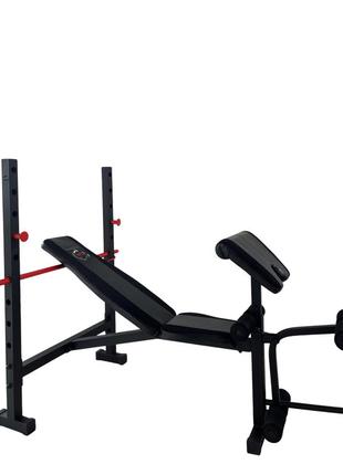 Лава під штанга wcg ds 1500 + приставка скотта спортивна тренажерна лава