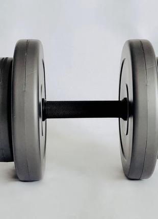 Гантель 8 кг grey спортивний снаряд гантель