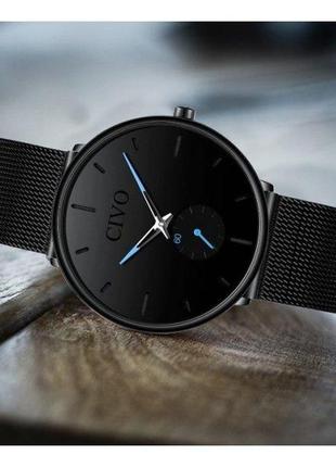 Чоловічий наручний годинник civo tower black