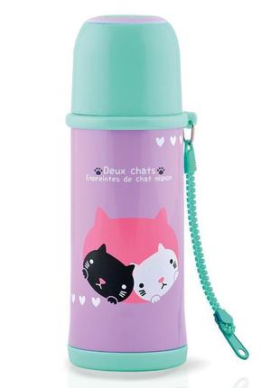 Термос fissman "deux cat" 360 мл термос пляшка