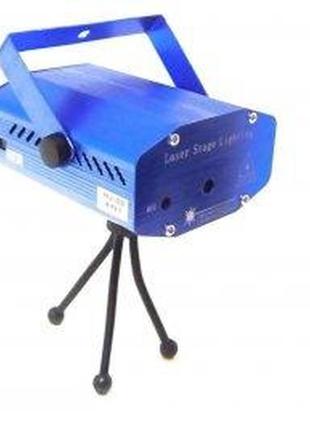 Лазер-диско (2481) 2в1 red+green звездное небо (датчик звука) 2 режима trn