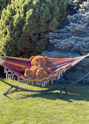Одномісний гамак bali xl різнобарвний 200х100 wcg