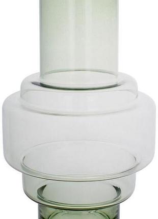 Скляна ваза ariadne "tate" ø 20x36 см, зелена красива ваза для квітів