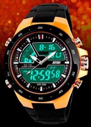 Спортивний годинник skmei 1016 gold