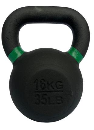 Чавунна гиря wcg 16 кг спортивний снаряд гиря