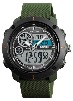 Наручний спортивний годинник skmei 1361 зелений