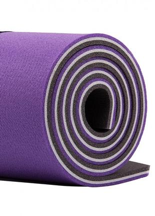 Килимок для фітнесу тришаровий ivn 1800х600х15 фітнесний килимок