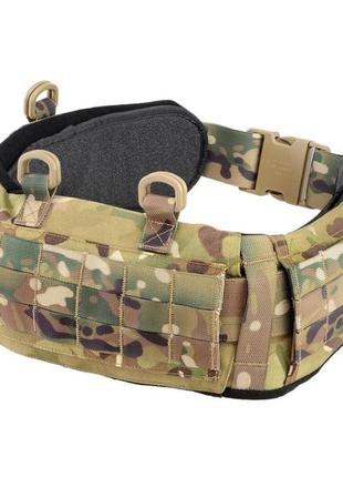 Тактичний ремінь пояс defcon 5 із системою molle мультикамй