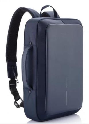 Рюкзак для ноутбука планшета xd design bobby bizz против кражи 15.6" blue (p705.575) стильный практичный