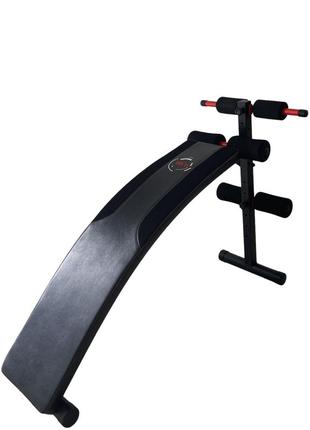 Лава для преса (складана) wcg pro 2 гнута спортивна тренажерна лава