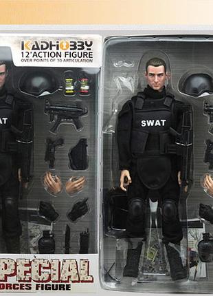 Детская игрушка солдат swat 12 action figure trn 8