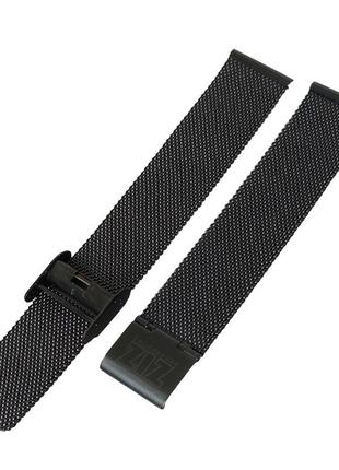 Браслет для годинника ziz з неіржавкої сталі (чорний) trn