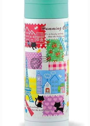 Термос-чашка fissman humming cat 350мл (термокружка) trn