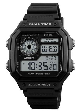 Чоловічий спортивний наручний годинник skmei 1299 синій
