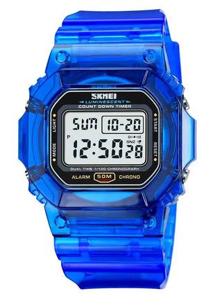 Женские наручные спортивные часы skmei 1999 (синий) стильные наручные часы для женщин