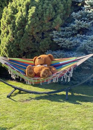 Одномісний гамак bali xl веселка 200х100 wcg