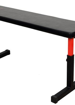 Горизонтальная скамья для жима wcg 101 спортивная тренажерная скамья