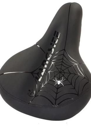 Велосипедне сідло al-6401 22х17.5см (чорний)