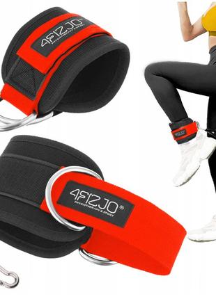 Манжети для тяги 4fizjo ankle strap 2 шт 4fj0413 trn