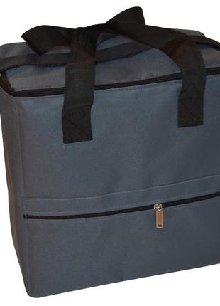 Термосумка champion 20л (320х320х200мм). цвет серый термо сумка для еды