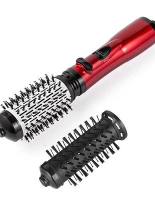 Вращающаяся фен-щетка для волос gemei gm-4829 trn