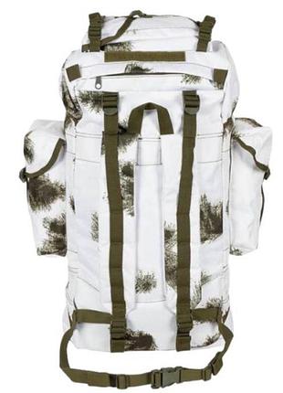 Тактичний зимовий рюкзак 65л (білий ляпка)