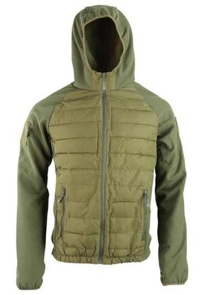 Тактическая мужская куртка venom с капюшоном (оливковый) xxl trn