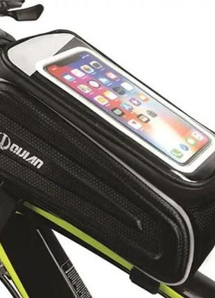 Вело держатель сумка для телефона (холдер) baisk 221g черный trn