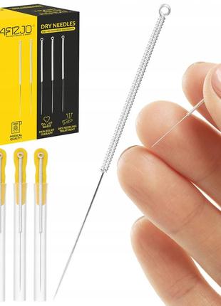 Голки акупунктурні 4fizjo 0.3х75 мм з напрямною 100 шт 4fj0552 trn