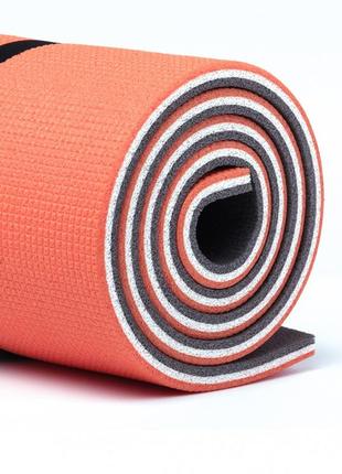 Килимок туристичний тришаровий ivn 1800х600х15 килимок для туризму походів