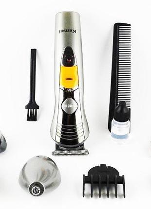 Универсальный стайлер km 580a kemei (набор для стрижки волос и бороды) trn