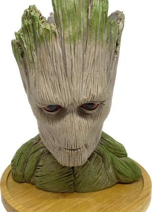 Горщик для квітів і канцелярії грут groot g5 з круглою підставкою підставка горщик квітковий