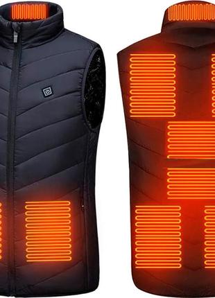 Мужской жилет с подогревом heatfashion electric heating vest (черный) xl trnk